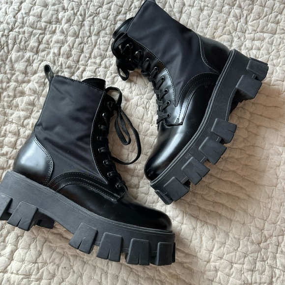 Marc Fisher Happy Combat Boot - Picture 4 of 6